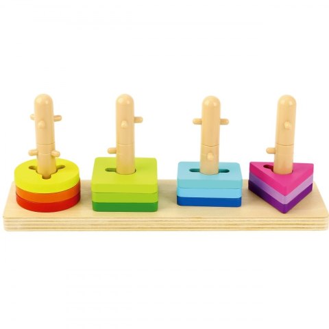 Tooky Toy Edukacyjne Pudełko dla Dzieci z 6w1 od 2 lat Tooky Toy Edukacyjne Pudełko dla Dzieci z 6w1 od 2 lat