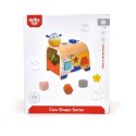TOOKY TOY DREWNIANY SORTER KSZTAŁTÓW KRÓWKA KLOCKI