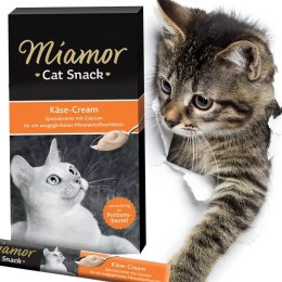 Miamor Cat Cream - delikatna pasta z serem dla kota 5x15g