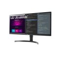 Monitor LG 34WN750P-B 34", IPS, QHD, 3440 x 1440, 21:9, 5 ms, 300 cd/m², 60 Hz, Ilość portów HDMI 2