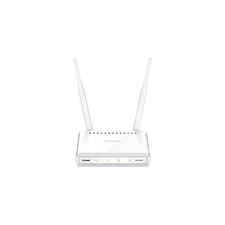 D-Link Wireless N Access Point DAP-2020 802.11n, 300 Mbit/s, 10/100 Mbit/s, porty Ethernet LAN (RJ-45) 1, Single-band, MU-MiMO N