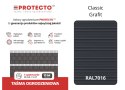 TAŚMA OGRODZENIOWA 50MB THERMOPLAST CLASSIC LINE 4,75CM GRAFIT SOLIDNA