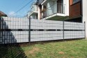 TAŚMA OGRODZENIOWA PASKI 6x2,55MB CLASSIC 19CM PROTECTO SZARA + 12 KLIPSÓW