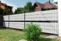 TAŚMA OGRODZENIOWA PASKI 6x2,55MB CLASSIC 19CM PROTECTO SZARA + 12 KLIPSÓW