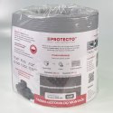 TAŚMA OGRODZENIOWA PASKI 6x2,55MB CLASSIC 19CM PROTECTO SZARA + 12 KLIPSÓW