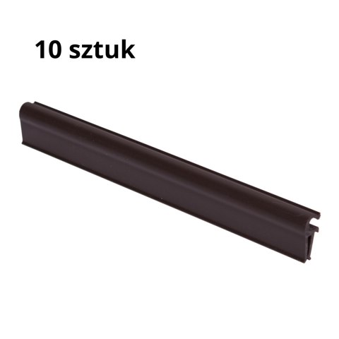 KLIPSY OGRODZENIOWE 10szt. THERMOPLAST BRĄZOWE KLIPSY OGRODZENIOWE 10szt. THERMOPLAST BRĄZOWE
