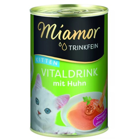 Miamor Vitaldrink Kitten - zupka dla kociąt o smaku kurczaka135ml