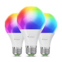 Żarówka Nanoleaf Essentials Smart A60 E27 Matter 9W 806Lm RGBCW 2700-6500K, opakowanie 3 szt.