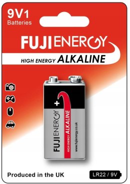 1SZT BATERIA ALKALICZNA 6LR61 9V FUJIENERGY 500mAh