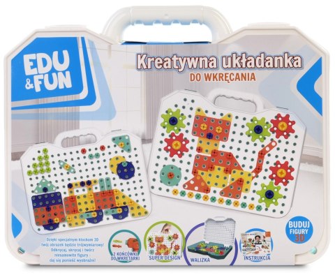 WKRĘTARKA WIERTARKA ZESTAW KONSTRUKCYJNY ŚRUBKI 3D WKRĘTARKA WIERTARKA ZESTAW KONSTRUKCYJNY ŚRUBKI 3D