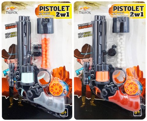 PISTOLET 2w1 NA KAPISZONY I KULKI PISTOLET 2w1 NA KAPISZONY I KULKI