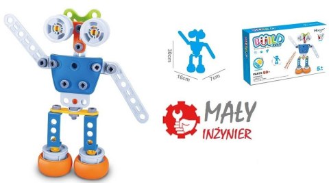 KLOCKI MŁODEGO INŻYNIERA NAUKA BUDOWANIA ROBOT 59E KLOCKI MŁODEGO INŻYNIERA NAUKA BUDOWANIA ROBOT 59E
