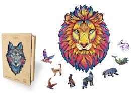 PUZZLE DREWNIANE LEW 125 ELEMENTÓW