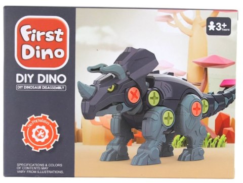 DINOZAUR DO SKRĘCANIA 20 ELEMENTÓW DINOZAUR DO SKRĘCANIA 20 ELEMENTÓW