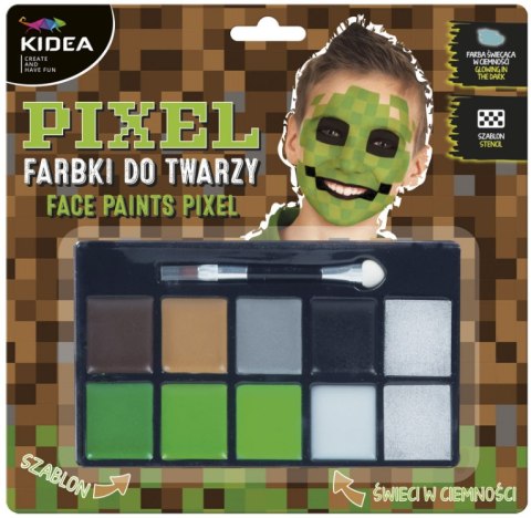 FARBKI DO TWARZY ZESTAW PIXEL