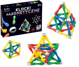 KLOCKI MAGNETYCZNE 63 ELEMENTY