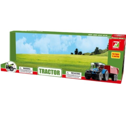 TRAKTOR Z PRZYCZEPĄ Z DŹWIĘKIEM I ŚWIATŁ TRAKTOR Z PRZYCZEPĄ Z DŹWIĘKIEM I ŚWIATŁ