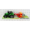 TRAKTOR Z PRZYCZEPĄ POD KLOSZEM