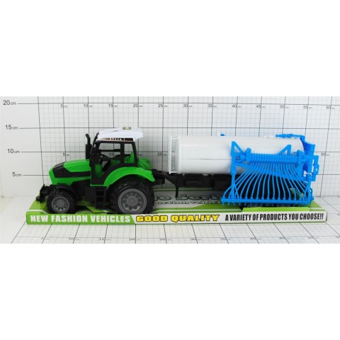 TRAKTOR Z PRZYCZEPĄ POD KLOSZEM TRAKTOR Z PRZYCZEPĄ POD KLOSZEM