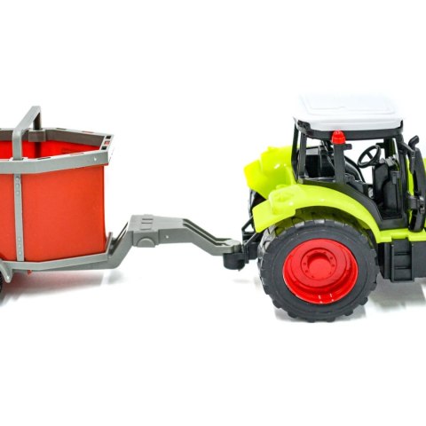 TRAKTOR Z PRZYCZEPĄ (DŹWIĘKI) W PUDEŁKU TRAKTOR Z PRZYCZEPĄ (DŹWIĘKI) W PUDEŁKU