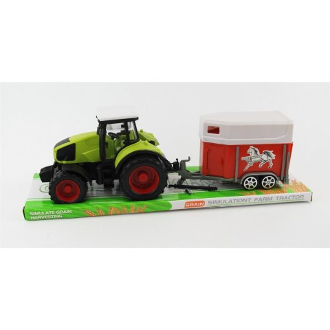 TRAKTOR Z PRZYCZEPĄ POD KLOSZEM TRAKTOR Z PRZYCZEPĄ POD KLOSZEM