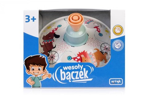 WESOŁY BĄCZEK SZYBKI WIRUJĄCY KOLOROWY DLA DZIECI WESOŁY BĄCZEK SZYBKI WIRUJĄCY KOLOROWY DLA DZIECI