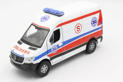 METALOWE AUTO METAL WELLY Mercedes Sprinter Van METALOWE AUTO METAL WELLY Mercedes Sprinter Van