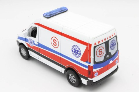 METALOWE AUTO METAL WELLY Mercedes Sprinter Van METALOWE AUTO METAL WELLY Mercedes Sprinter Van
