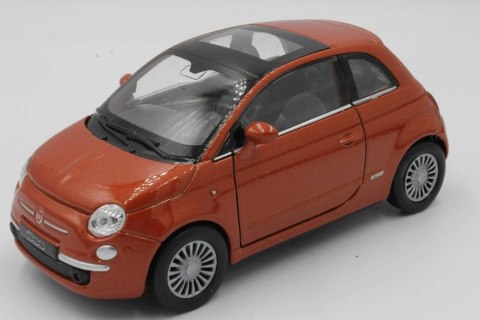 MODEL METALOWY WELLY AUTO 2007 Fiat 500 1:34 MODEL METALOWY WELLY AUTO 2007 Fiat 500 1:34