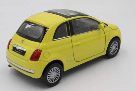 MODEL METALOWY WELLY AUTO 2007 Fiat 500 1:34 MODEL METALOWY WELLY AUTO 2007 Fiat 500 1:34