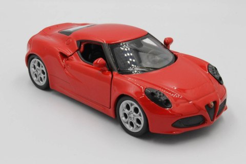 MODEL METALOWY WELLY AUTO Alfa Romeo 4C 1:34 MODEL METALOWY WELLY AUTO Alfa Romeo 4C 1:34
