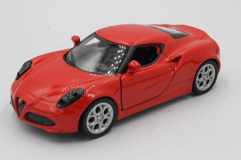 MODEL METALOWY WELLY AUTO Alfa Romeo 4C 1:34 MODEL METALOWY WELLY AUTO Alfa Romeo 4C 1:34