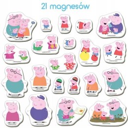 ZESTAW MAGNESÓW UKŁADANKA RODZINA ŚWINKA PEPPA PIG