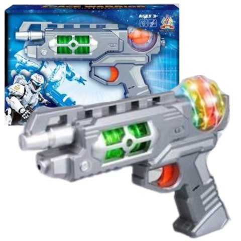 DUŻY PISTOLET Z KOLOROWYMI DIODAMI LED NA BATERIE DZIECIĘCA ZABAWA DUŻY PISTOLET Z KOLOROWYMI DIODAMI LED NA BATERIE DZIECIĘCA ZABAWA