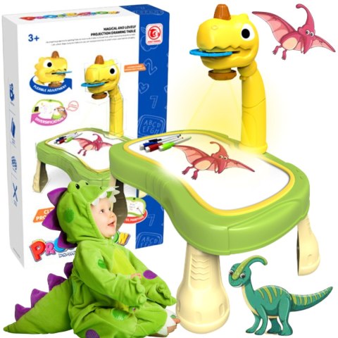 PROJEKTOR RZUTNIK DO NAUKI RYSOWANIA ZE SLAJDAMI PODŚWIETLANY DINOZAUR PROJEKTOR RZUTNIK DO NAUKI RYSOWANIA ZE SLAJDAMI PODŚWIETLANY DINOZAUR