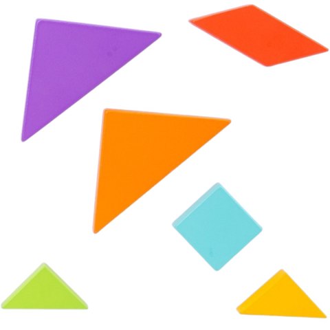 TANGRAM KLOCKI MAGNETYCZNE DREWNIANA UKŁADANKA XL TANGRAM KLOCKI MAGNETYCZNE DREWNIANA UKŁADANKA XL