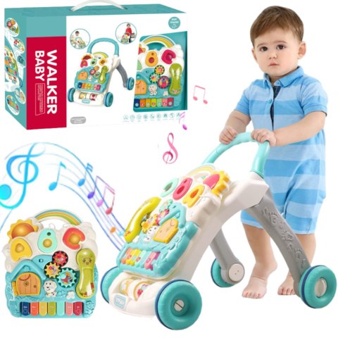 CHODZIK PCHACZ MUZYCZNY INTERAKTYWNY STOLIK MINI PIANINKO TELEFON DŹWIĘKI CHODZIK PCHACZ MUZYCZNY INTERAKTYWNY STOLIK MINI PIANINKO TELEFON DŹWIĘKI