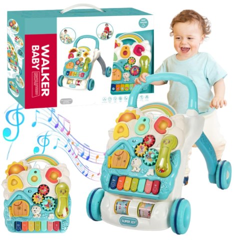 CHODZIK PCHACZ MUZYCZNY INTERAKTYWNY STOLIK MINI PIANINKO TELEFON DŹWIĘKI CHODZIK PCHACZ MUZYCZNY INTERAKTYWNY STOLIK MINI PIANINKO TELEFON DŹWIĘKI