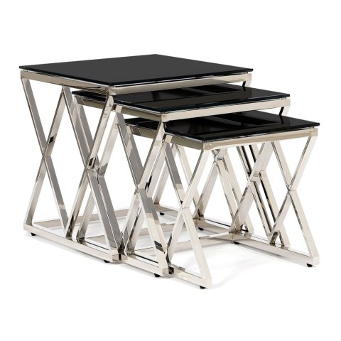 Komplet 3 stolików Cesare 36/41,5/46,5cm Komplet 3 stolików Cesare 36/41,5/46,5cm