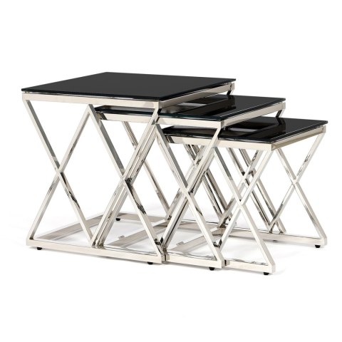 Komplet 3 stolików Cesare 36/41,5/46,5cm Komplet 3 stolików Cesare 36/41,5/46,5cm