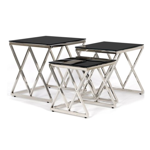 Komplet 3 stolików Cesare 36/41,5/46,5cm Komplet 3 stolików Cesare 36/41,5/46,5cm