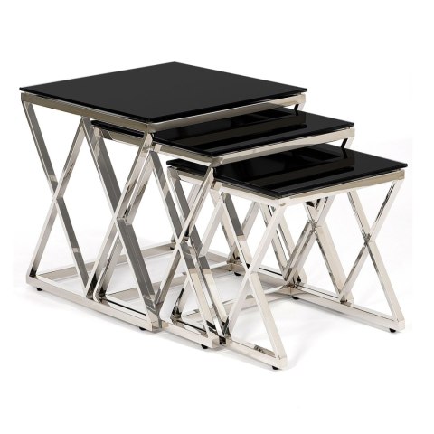 Komplet 3 stolików Cesare 36/41,5/46,5cm Komplet 3 stolików Cesare 36/41,5/46,5cm