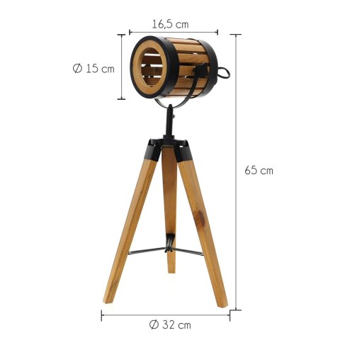 Nowoczesna lampa - trójnóg 32×65cm Nowoczesna lampa - trójnóg 32×65cm