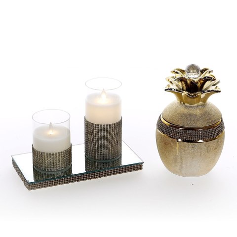 Patera z lusterkiem 24x12,5 x 1,8 cm Patera z lusterkiem 24x12,5 x 1,8 cm