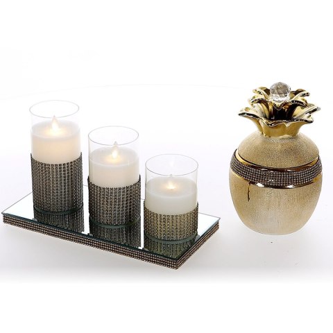 Patera z lusterkiem 29,5x14 x 1,8 cm Patera z lusterkiem 29,5x14 x 1,8 cm