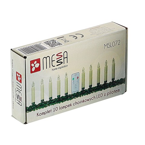Lampki choinkowe LED każda o wym. Ø1,5x9,5cm Lampki choinkowe LED każda o wym. Ø1,5x9,5cm