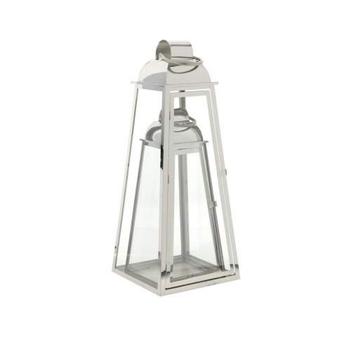 Latarnia metalowa srebrny chrom s/2 h=50/71cm Latarnia metalowa srebrny chrom s/2 h=50/71cm