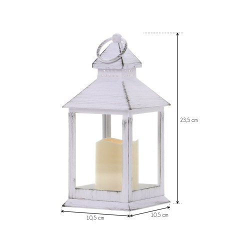 Latarnia plastikowa led h=23,5cm