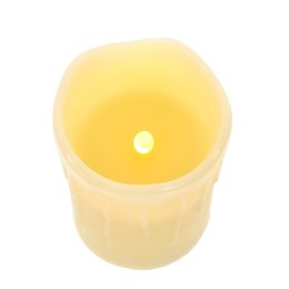 Mała świeca woskowa LED 5×5cm