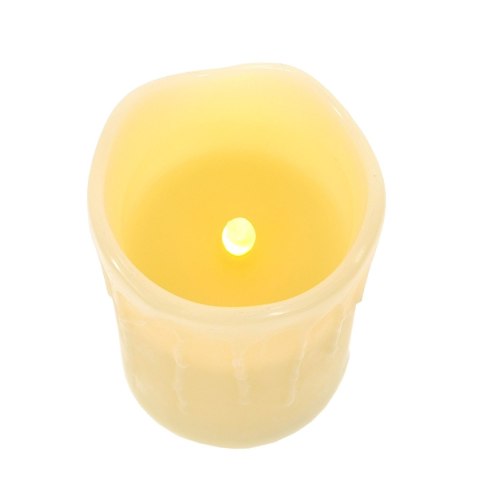 Mała świeca woskowa LED 5×5cm Mała świeca woskowa LED 5×5cm